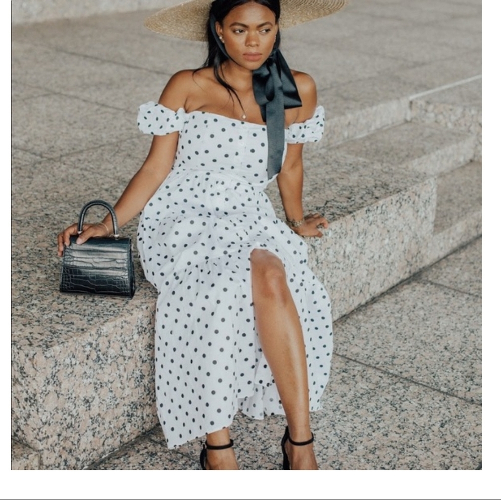 Staud Polkadot Elio Dress